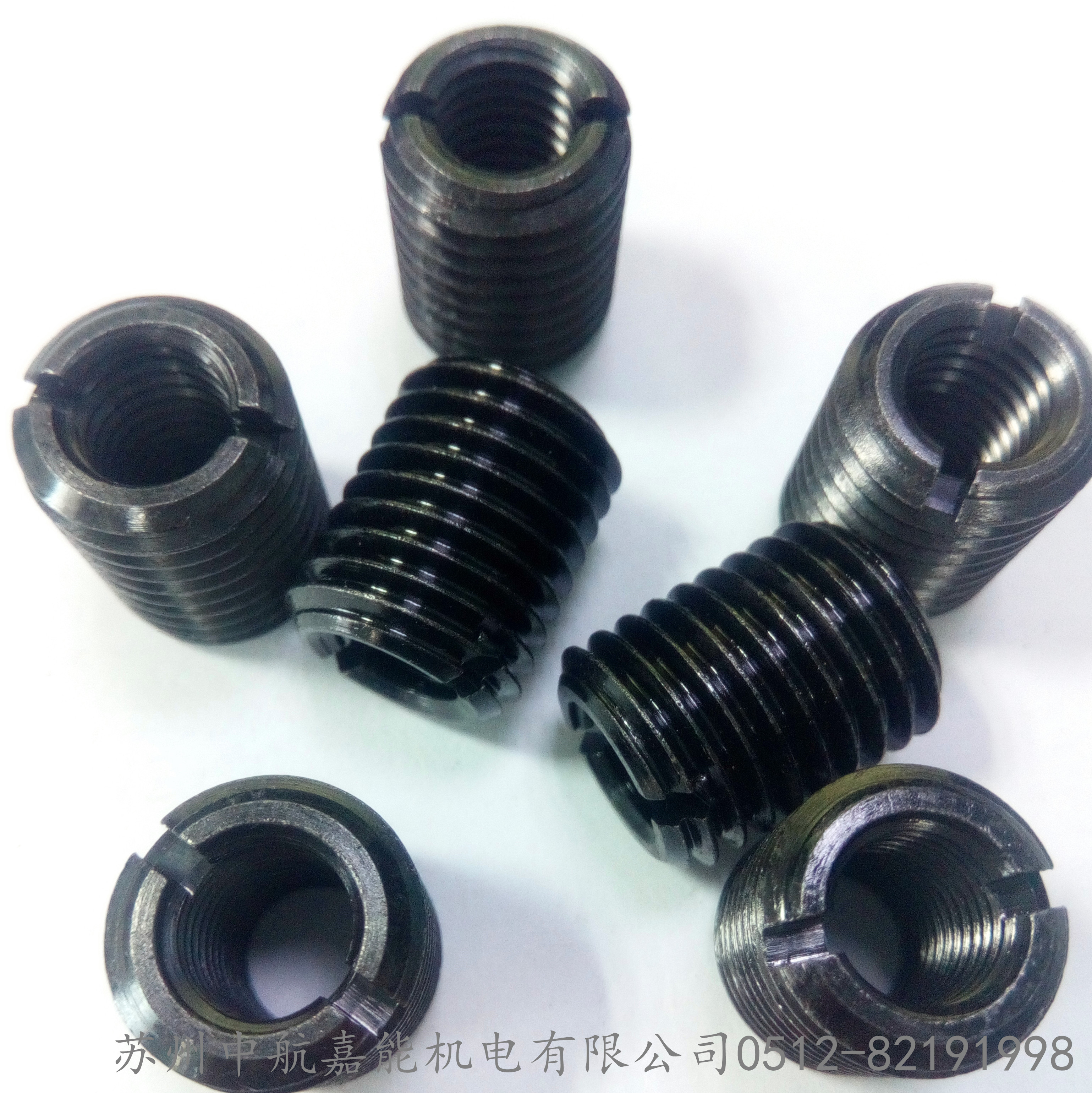 黑铁自攻螺套M3-0.5-苏州中航嘉能机电有限公司0512-82191998 黑铁自攻螺套M3-0.5-苏州中航嘉能机电有限公司0512-82191998